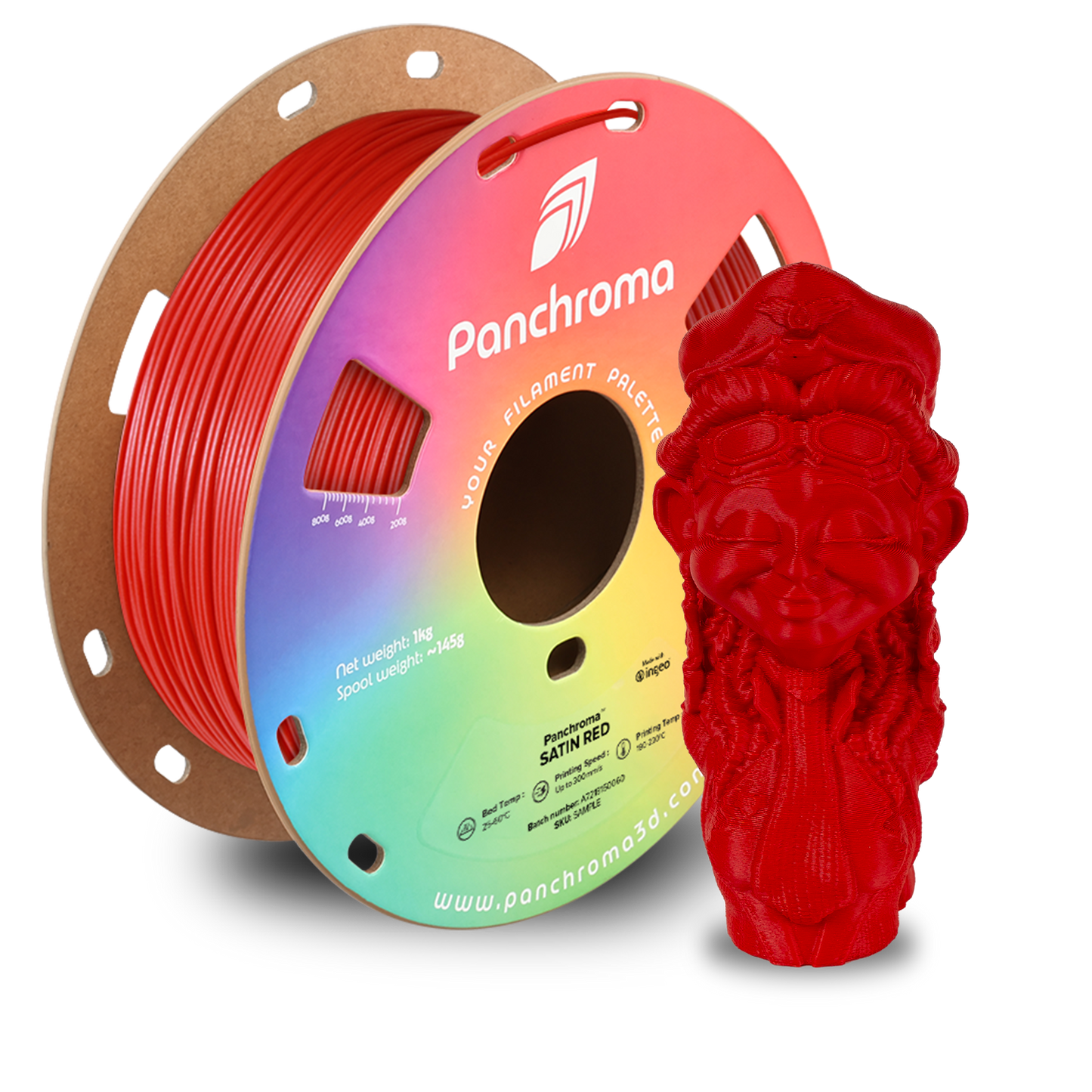 PolyMaker Panchroma Satin PLA Filament