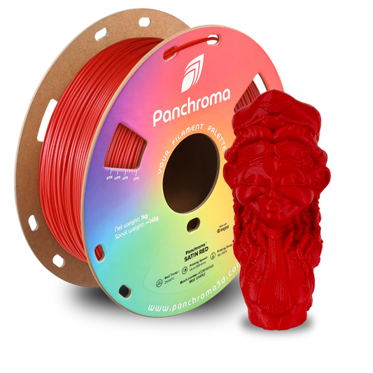 PolyMaker Panchroma Satin PLA Filament Red