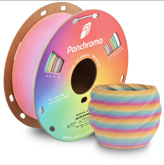 PolyMaker Panchroma Satin PLA Filament Rainbow