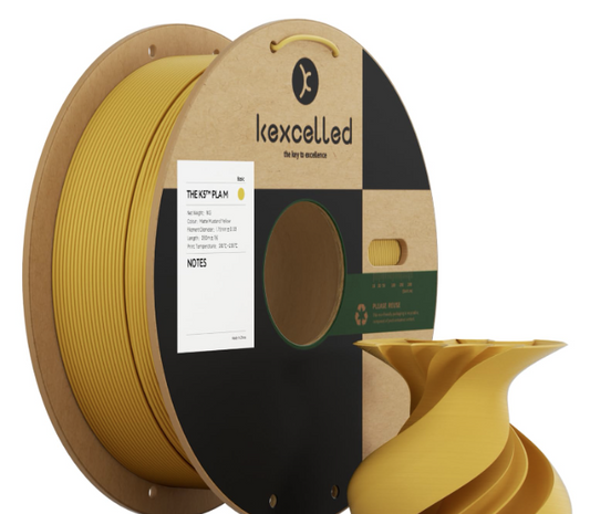 Kexcelled K5 PLA Matte Mustard Yellow